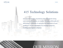 Tablet Screenshot of 415inc.com